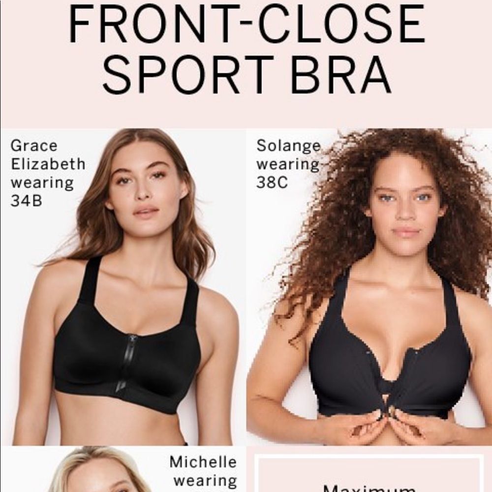 Victorias Secret Knockout Front-close Sports Bra